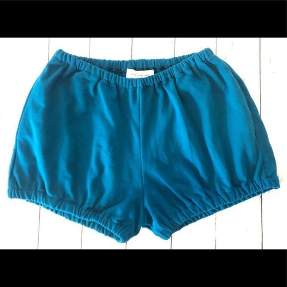 Something Navy True Teal Quilted Shorts - Picture 5 of 5